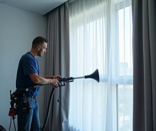 Professional drapes cleaning process tools Matty Curtain Cleaning heatherton-vic