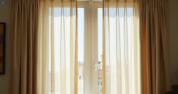 Dull dusty drapes in heatherton-vic before professional cleaning
